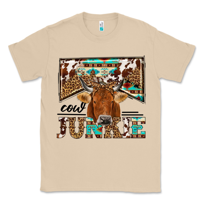 Cow Junkie Classic Tee by NancyCooperArtShop | Teevron