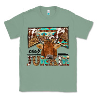 Sage cow junkie Classic Tee - NancyCooperArtShop