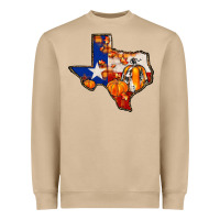 Mushroom texas map fall Heavyweight Sweatshirt - JahusDesignShop