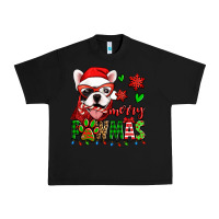 Black merry pawmas christmas french bulldog Urban Heavy Tee - Jasminsmagicworld