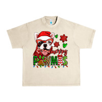 Sandshell merry pawmas christmas french bulldog Urban Heavy Tee - Jasminsmagicworld
