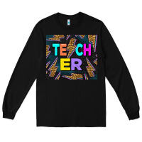 Black Teacher Day Long Sleeve Tee - LillyAllenDesigns
