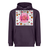 Plum cafecito y chisme Heavyweight Hoodie - Artiststas
