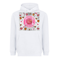 White cafecito y chisme Heavyweight Hoodie - Artiststas