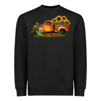 Black sunflower truck Heavyweight Sweatshirt - JahusDesignShop