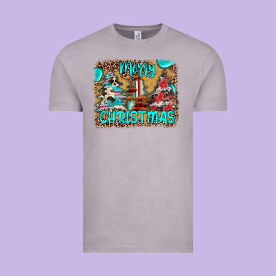 Merry Christmas Vintage Tee Designed By Jahusdesignshop