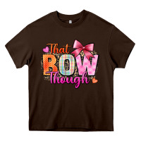 Chocolate Brown that bow though Heavy Core Tee - Zillion Design Studio
