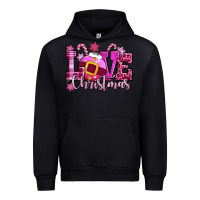 Black love christmas pink Urban Hoodie - CowGirlArtShop