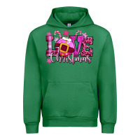 Emerald love christmas pink Urban Hoodie - CowGirlArtShop