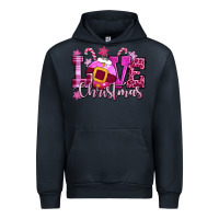 Navy love christmas pink Urban Hoodie - CowGirlArtShop