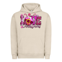 Pigment French Oak love christmas pink Urban Hoodie - CowGirlArtShop