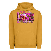Pigment Peanut Butter love christmas pink Urban Hoodie - CowGirlArtShop