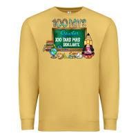 Antique Gold 100 days smarter 100 dias mas brillante Premium Sweatshirt - SublimationCraftShop
