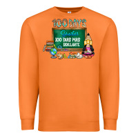 Carrot 100 days smarter 100 dias mas brillante Premium Sweatshirt - SublimationCraftShop