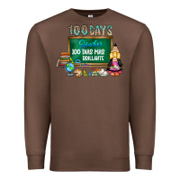 Chestnut 100 days smarter 100 dias mas brillante Premium Sweatshirt - SublimationCraftShop