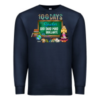 Navy 100 days smarter 100 dias mas brillante Premium Sweatshirt - SublimationCraftShop