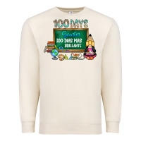 Sandshell 100 days smarter 100 dias mas brillante Premium Sweatshirt - SublimationCraftShop