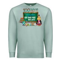 Seafoam 100 days smarter 100 dias mas brillante Premium Sweatshirt - SublimationCraftShop