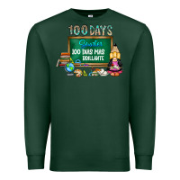 Sports Green 100 days smarter 100 dias mas brillante Premium Sweatshirt - SublimationCraftShop