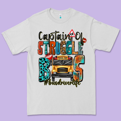 Captain Of Struggle Bus Busdriver Life Premium Tee Designed By Texasbilliewilder