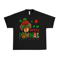 Black merry pawmas christmas dachshund Urban Heavy Tee - Jasminsmagicworld