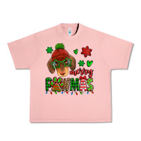 Salmon merry pawmas christmas dachshund Urban Heavy Tee - Jasminsmagicworld