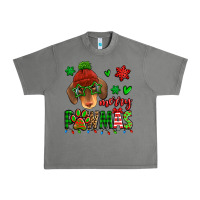 Tornado merry pawmas christmas dachshund Urban Heavy Tee - Jasminsmagicworld