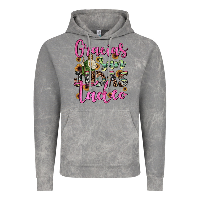 Gracias San Judas Tadeo Vintage Hoodie by JahusDesignShop | Teevron