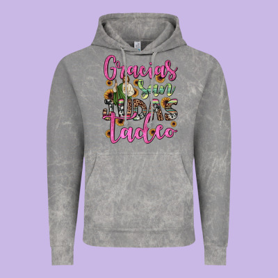 Gracias San Judas Tadeo Vintage Hoodie Designed By Jahusdesignshop