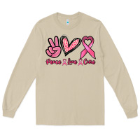 Mushroom Peace love cure Long Sleeve Tee - NancyCooperArtShop