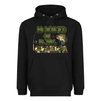 Black fish lures hooked on being grandpa Heavyweight Hoodie - Artiststas