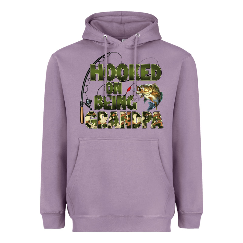 Fish Lures Hooked On Being Grandpa Heavyweight Hoodie by Artiststas | Teevron