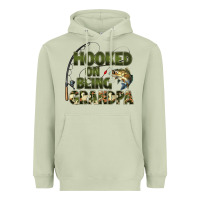 Matcha fish lures hooked on being grandpa Heavyweight Hoodie - Artiststas