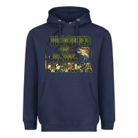 Navy fish lures hooked on being grandpa Heavyweight Hoodie - Artiststas