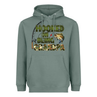 Sage fish lures hooked on being grandpa Heavyweight Hoodie - Artiststas