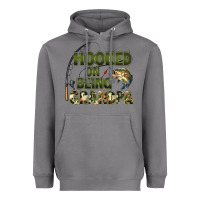 Storm fish lures hooked on being grandpa Heavyweight Hoodie - Artiststas
