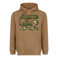 Toasted Coconut fish lures hooked on being grandpa Heavyweight Hoodie - Artiststas