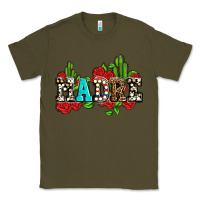 Army Green madre with roses and cactus Classic Tee - AdoDesignShop