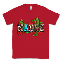 Red madre with roses and cactus Classic Tee - AdoDesignShop
