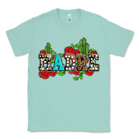Seafoam madre with roses and cactus Classic Tee - AdoDesignShop