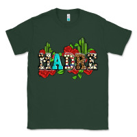 Sports Green madre with roses and cactus Classic Tee - AdoDesignShop
