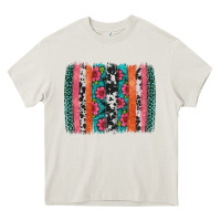 Cream easter spring floral brushstroke Heavy Core Tee - Artiststas
