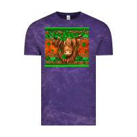 Cloud Purple st patricks day long haired cow Vintage Tee - Jasminsmagicworld