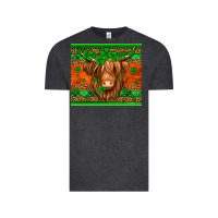 Vintage Black st patricks day long haired cow Vintage Tee - Jasminsmagicworld