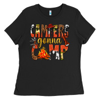 Black campers gonna camp western Ladies Tee - texasbilliewilder