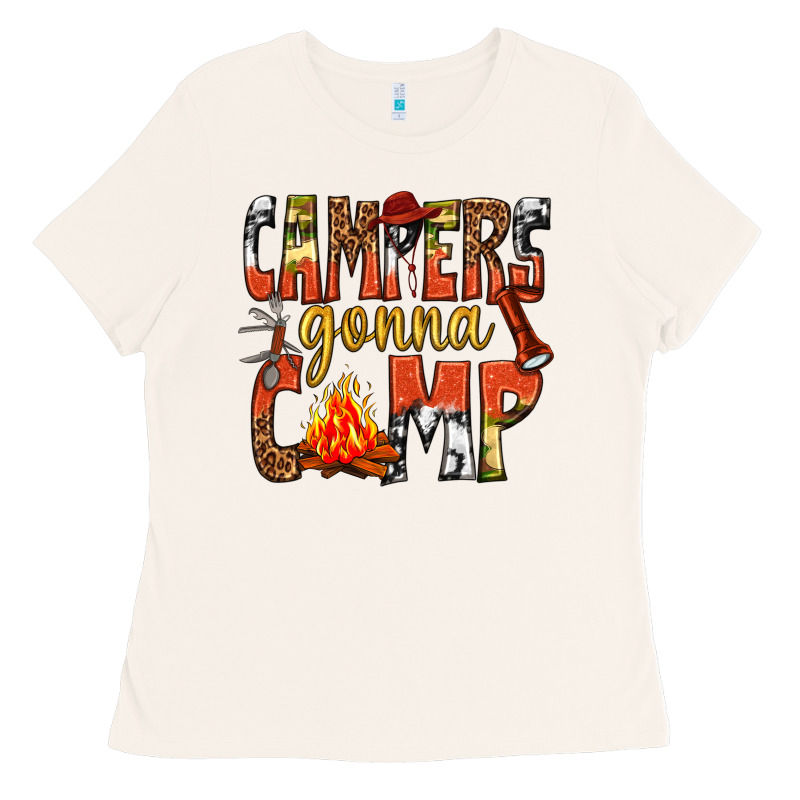 Campers Gonna Camp Western Ladies Tee by texasbilliewilder | Teevron