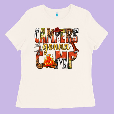 Ladies Tee campers gonna camp western