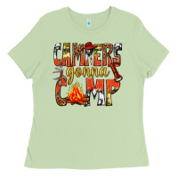 Matcha campers gonna camp western Ladies Tee - texasbilliewilder