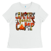 White campers gonna camp western Ladies Tee - texasbilliewilder