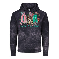 Cloud Black qma qualified medical aide Vintage Hoodie - AdoDesignShop